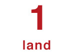 1 land